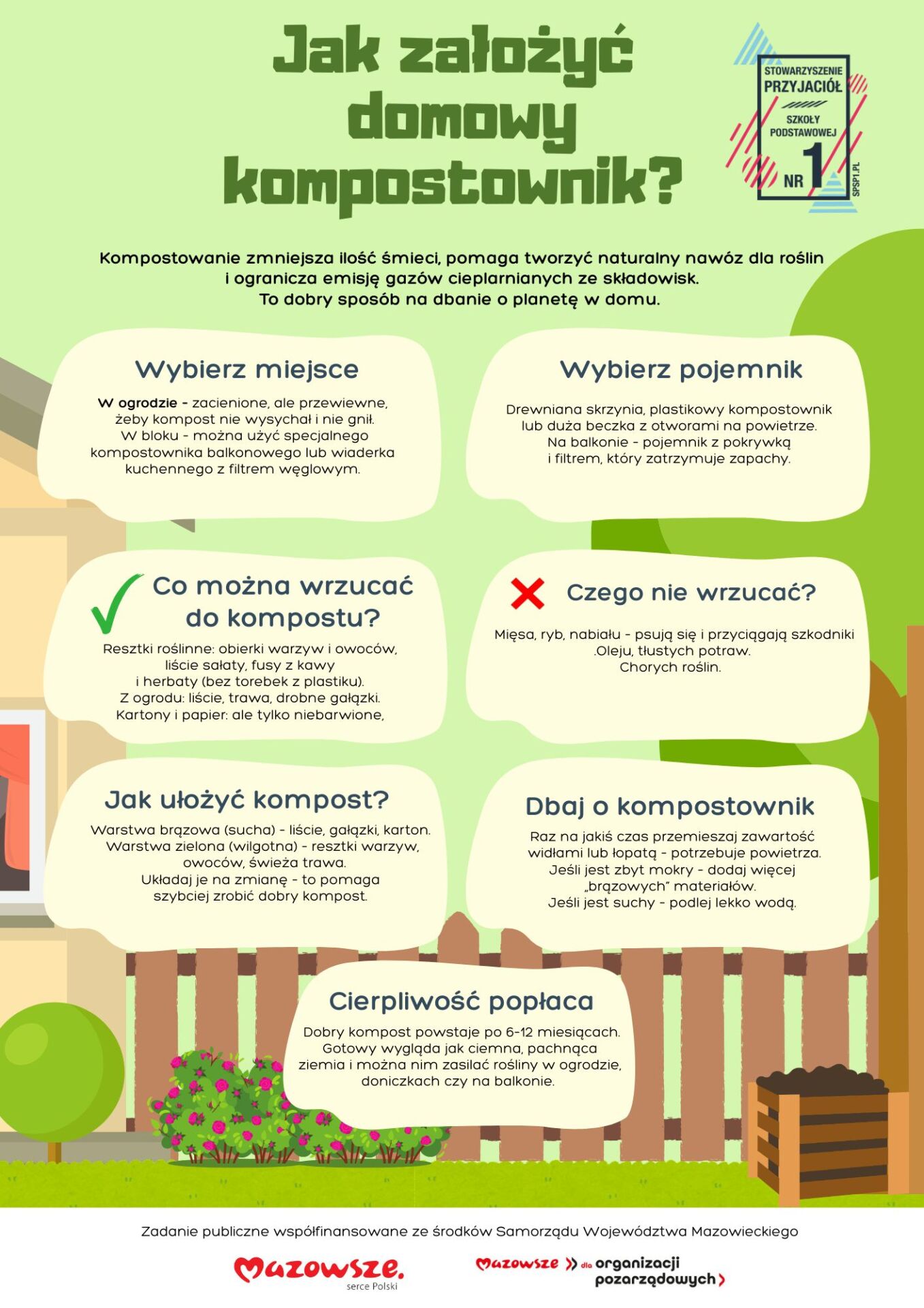 Jak założyć domowy kompostownik